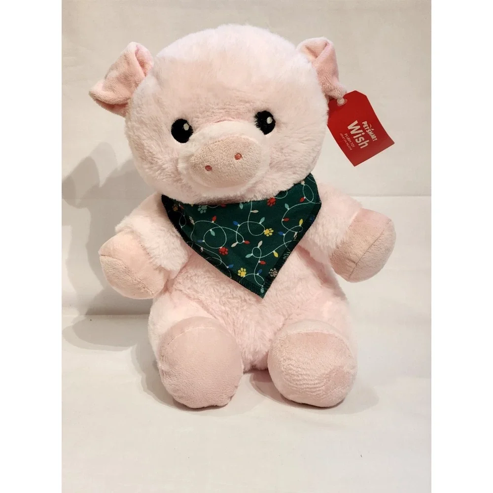 PetSmart Plush Dog Toy Wish the Pig Squeaker in belly 12